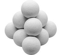 Set de 11 balles en liège blanches Blanc G