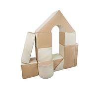 Set De 11 Blocs En Mousse Pour Le Jeu Blanc, Cappuccino