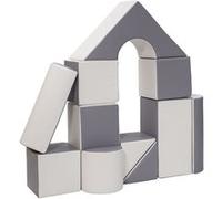 Set de 11 blocs en mousse pour le jeu blanc, gris Blanc G