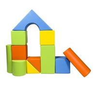 Set de 11 blocs en mousse pour le jeu jaune, vert, orange Vert G