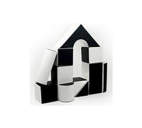 Set de 11 blocs en mousse pour le jeu noir - blanc
