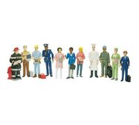 Set de 11 personnages - Les métiers - Jouet éducatif pour enfants de 3 ans et plus