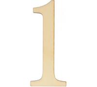 Set de 12 chiffres en bois - ARTEMIO - 10 cm - Non verni FSC - Décoration de table - Mixte