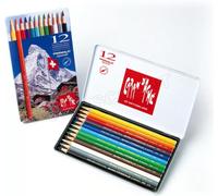 Caran d'Ache Crayon à papier 0999.312 — 12 pièces — Bleu, Multi — Mixte