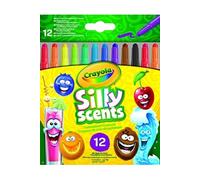 Set de 12 crayons parfumés retractables Silly Scents