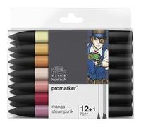 W&N PROMARKER SET X12+1 MANGA STEAMPUNK