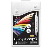 Set De 12 Marqueurs Graph'it Brush Comics