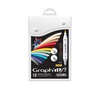 Set de 12 Marqueurs Graph'it Brush Comics