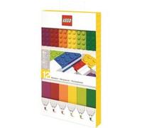 LEGO® Marqueurs, mélange de couleurs - 12 pièces
