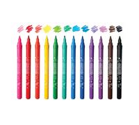 Set de 12 marqueurs parfumés aux fruits ? Couleurs vives et lavables pour enfants multicolor TU