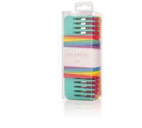 Set de 12 peignes démêlants queue de rat Colorful