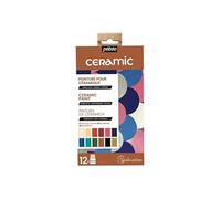 Set de 12 peintures pour céramique - 12 x 20 ml