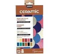 Set de 12 peintures pour céramique - 12 x 20 ml