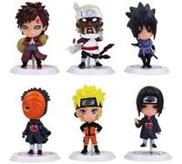 Set de 12 pièces Figurine Naruto Kakashi Sakura Sasuke Gaara Obito Collection 6 cm G