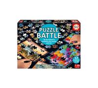 Puzzle - EDUCA - Battle Travel - 12 puzzles - 42 pièces - Thème Voyage et cartes