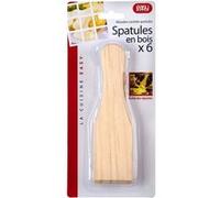 Set de 12 spatules à raclette en bois beige G