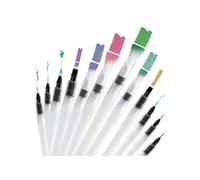 Set de 12 Stylo aquarelle pinceaux à réservoir d'eau Arts Aquash Brush Aquabrush Pointe Idéal pour Dessiner Concevoir et Colorier des Mangas des