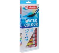 Set De 12 Tubes De Peinture Aquarelle 12ml - Royal Talens