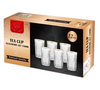 Set de 12 verres liseré doré