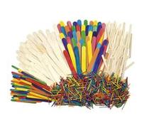 Set de 1200 bâtonnets bois assortis Eduplay