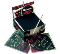 Set de 125 cartes à gratter Arc-en-ciel Melissa et Doug Multicolore G
