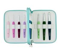 Set de 14 Crochets Waves 2.0 KnitPro - Ergonomie, Polyvalence et Confort Ultime(...) - Vert Vert