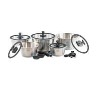 Set de 14 pièces avec couvercle noir Cookvision