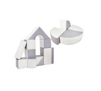 Set de 15 blocs en mousse le jeu blanc gris
