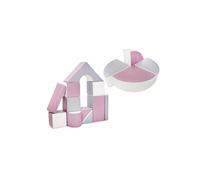 Set de 15 blocs en mousse le jeu blanc gris violet