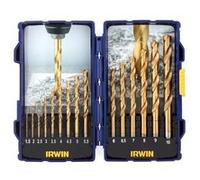 Coffret de 15 forets métaux HSS Titanium Ø 1,5 à 10 mm