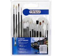 Set de 15 Pinceaux avec Palette