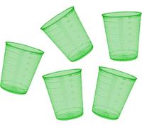 Set de 160 verres doseurs (30 ml, vert, PP, pour usage fréquent)