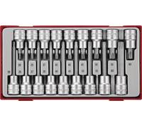 Set de 18 embouts sur douilles type TX 1/2'' Teng Tools TTTX18