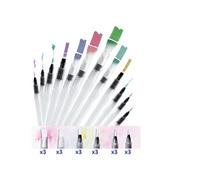 Set de 18 Stylo aquarelle pinceaux à réservoir d'eau Arts Aquash Brush Aquabrush Pointe Idéal pour Dessiner Concevoir et Colorier des Mangas des