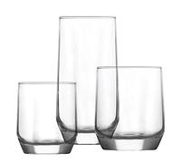 Set de 18 verres LAV de 3 tailles différentes: 385 ml, 310 ml et 215 ml