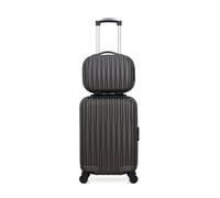 Lot de 2 valises Volga-H : Gris foncé
