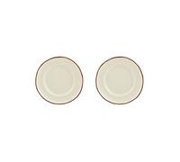 Set de 2 Assiettes à Dessert Noix de Coco