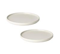 Set de 2 assiettes à dessert Pilar H 1,8cm / Ø 20cm