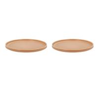 Set de 2 assiettes plates FJORD en porcelaine Crème Villa Collection