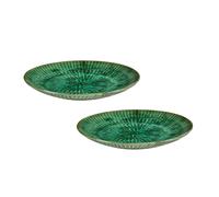 Set de 2 assiettes Verde Lanza L HxØ 3x27cm