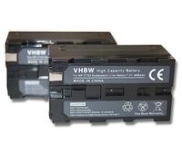 Set de 2 Batteries 3600mAh pour caméscope Sony HDR-AX2000, HDRAX2000E, CCD-TR (Hi8) CCD-TR1, CCD-TR200, CCD-TR215, CCD-TR3, CCD-TR300
