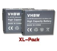 Set de 2 batteries 700mAh (3.6V) pour caméscope Sony DSC-F88, DSC-G1, DSC-P100, LJ, DSC-P100, R, DSC-P100, S, DSC-P120, DSC-P150 remplace Sony NP-FR1