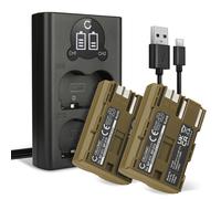 CELLONIC 2X Batterie Compatible avec Canon PowerShot G5, G2, G6, G3, BP-508 | 1600mAh, 7.4V, Lithium Ion pour Canon PowerShot Pro1, G1, MV700, MV100, ZR10, ZR90, FV100, MVX150i, MVX2i, PowerShot Pro90 IS