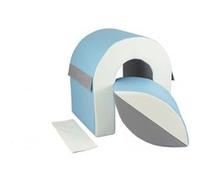 Set De 2 Blocks En Mousse Blanc, Bleu Clair, Gris