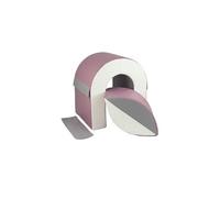 Set de 2 blocs en mousse blanc gris violet