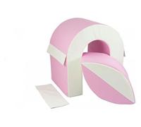 Set De 2 Blocks En Mousse Blanc, Rose (Pastel)