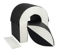 Set De 2 Blocks En Mousse Noir - Blanc