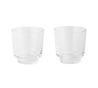 Set de 2 boires du verre 20cl Raise H 8cm x Ø 5.3cm
