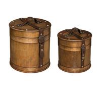 Set de 2 boîtes L21/26cm - Atmosphera createur d'interieur