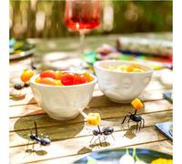 FiftyEight Lot de 2 Petits Bols en Porcelaine Blanche, 11,7 cm